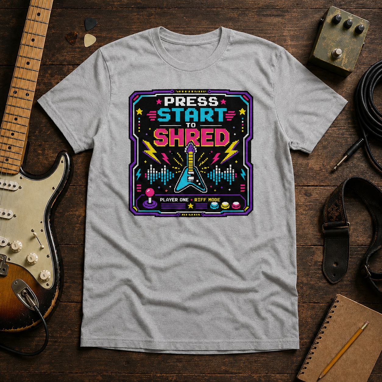 Press Start to Shred