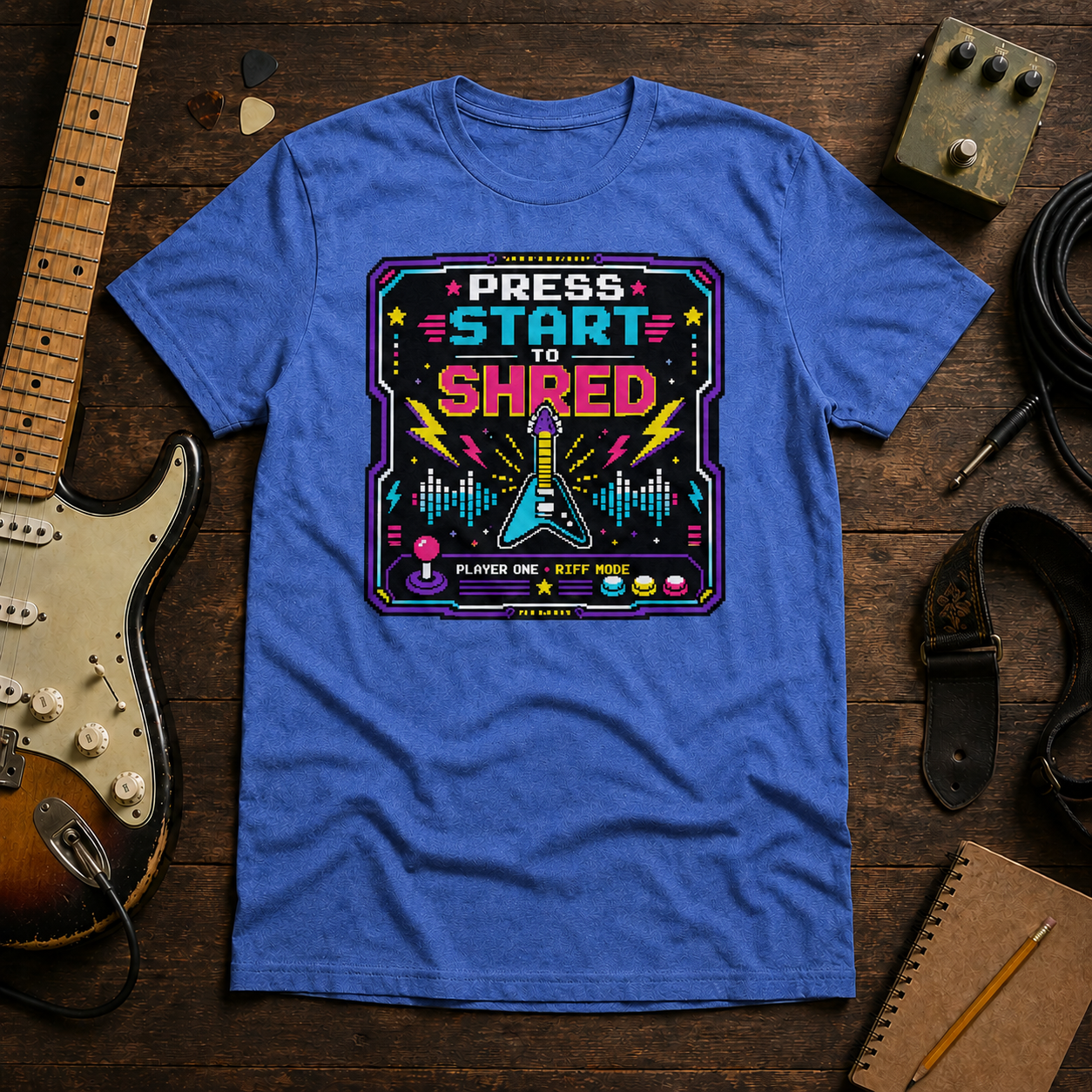 Press Start to Shred