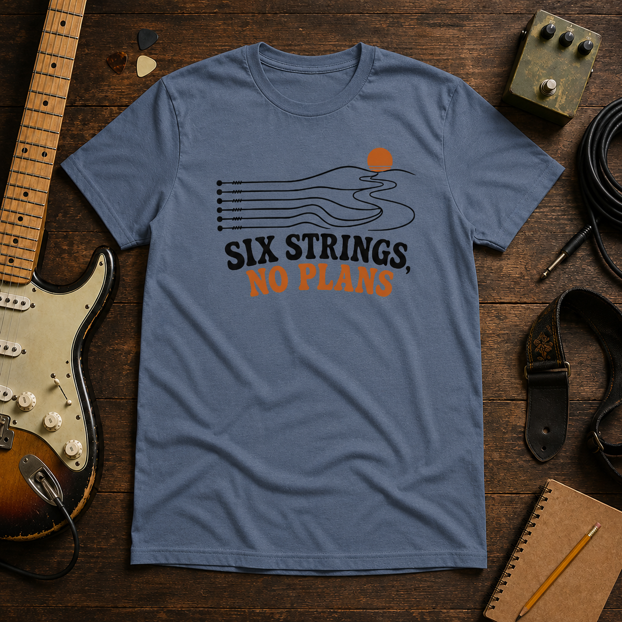 Six Strings, No Plans