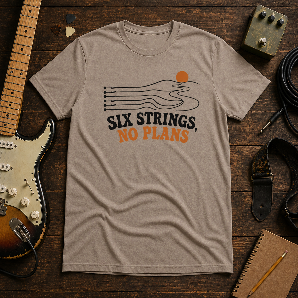 Six Strings, No Plans