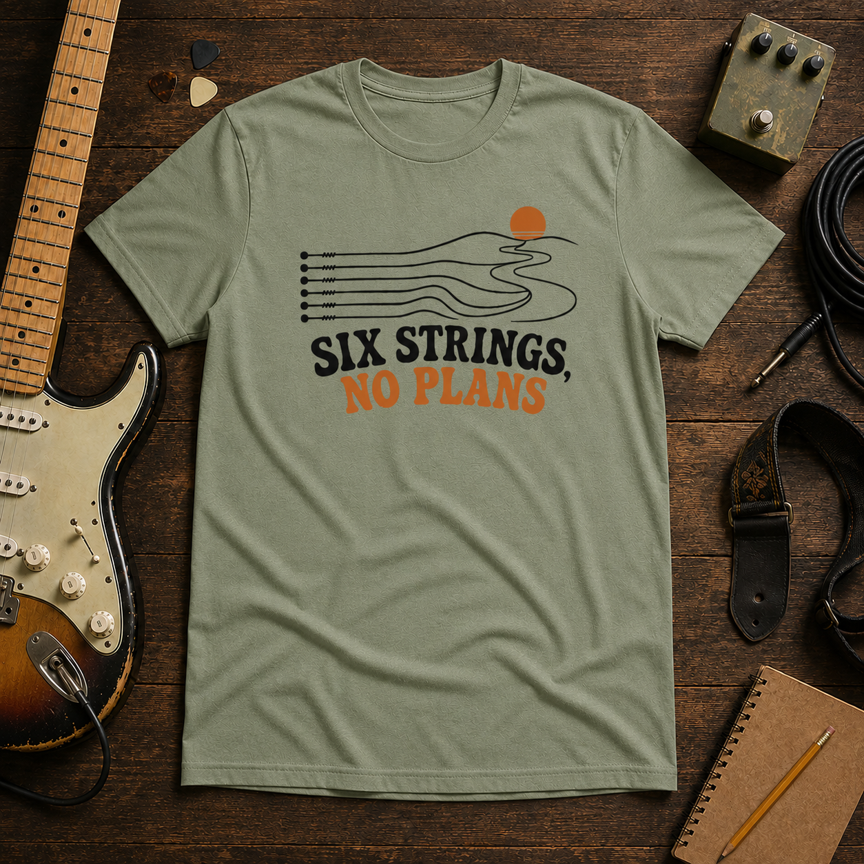 Six Strings, No Plans